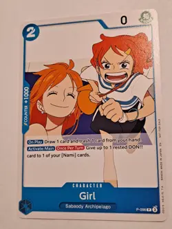 Girl OP14 Release Event P-096 One Piece Promotion Card Non Holo English (NM) - Image 1