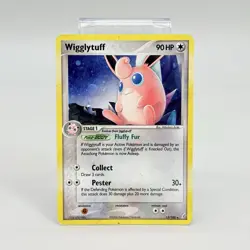 Pokemon Wigglytuff 13/100 Crystal Guardians Holo Vintage Card HP - Image 1