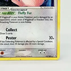 Pokemon Wigglytuff 13/100 Crystal Guardians Holo Vintage Card HP - Image 4