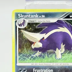 Pokemon TCG Skuntank 15/130 Rare Holo Diamond & Pearl Card MP - Image 2