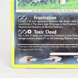 Pokemon TCG Skuntank 15/130 Rare Holo Diamond & Pearl Card MP - Image 5