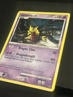 Pokemon Cards Giratina 28/127 Cosmos Holo Promo - (NM-) *SWIRL* - Image 5
