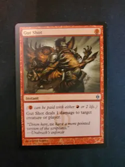 Gut Shot New Phyrexia NM Magic The Gathering MTG TCG Card See Pics - Image 1