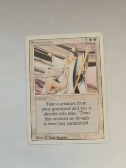RESURRECTION - Magic The Gathering MTG Collectible Card game - Image 1