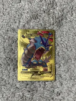 Gyarados VMax HP330 Hyper Beam Gold Foil Fan Art Card - Image 1