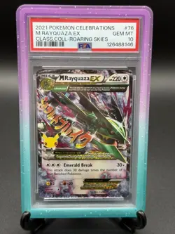 M Rayquaza EX Celebrations Classic Collection Holo Ultra Card 76/108 - Image 1