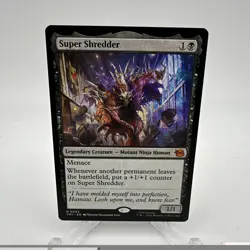 Super Shredder Magic The Gathering Teenage Mutant Ninja Turtles Unplayed/NM - Image 1