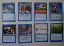 MTG Alternate 4th Forth Edition Common Lot Blue (8) Mint Magic The Gathering - Image 2