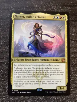 CARTE MAGIC MTG NARSET, EXILEE ECLAIREE L’INVASION DES MACHINES NEUF FR - Image 1