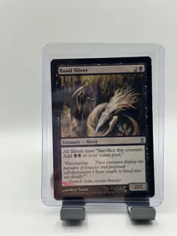 MTG, Basal Sliver LP w/ INK MARK (See photo) $3 ORDER MIN 96 Time Spiral Regular - Image 1