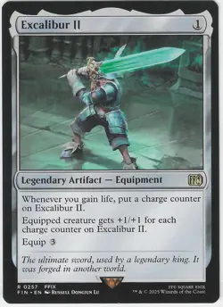 MTG Magic the Gathering Excalibur II Final Fantasy Pack Fresh - Image 1