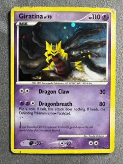 Giratina 28/127 Platinum Base Set Holo Rare Pokemon HP - Image 1