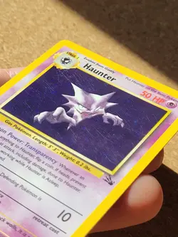 Haunter 6/62 Rare Holo Pokemon Card - Fossil 1999 - Unlimited - Image 4