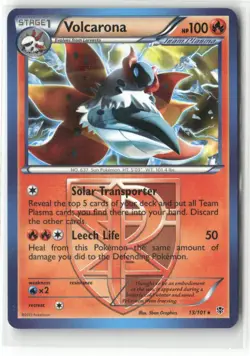 Pokemon Volcarona (Team Plasma) Rare Plasma Blast 13/101 NM - Image 1
