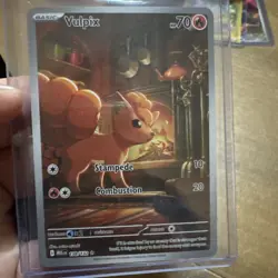 Pokemon Vulpix 138/132 Illustration Rare Holo Mega Evolutions NM - Image 1
