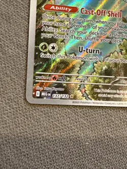 Ninjask 137/132 Mega Evolutions MEG Holo Illustration Rare 2025 - Image 5