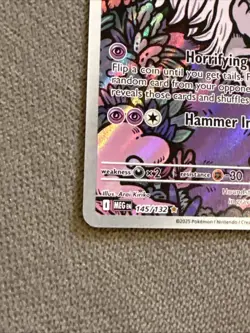 Pokemon TCG Houndstone 145/132 Me01: Mega Evolution Holo Illustration Rare Mint - Image 5