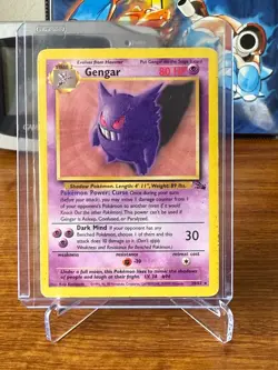 Pokemon Gengar 20/62 Jungle Set Rare WOTC 1999 Vintage - Image 1