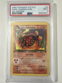 Pokemon 1st Edition PSA 9 Dark Charmeleon 32/82 Team Rocket Regular - Image 1