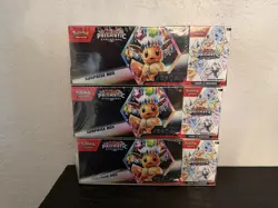 Pokemon Prismatic Evolutions Surprise Box And Booster Bundle Sealed (Lot of 3) - Image 3