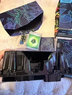 Pokemon TCG: Phantasmal Flames ETB Box & SOME Accessories NO PACKS NO PROMO - Image 5