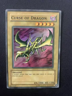 Curse of Dragon LOB-066 The Legend of Blue Eyes White Dragon Unlimited - Image 1