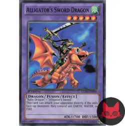 Yugioh Alligator's Sword Dragon LCJW-EN056 Common 1st Edition NM - Image 1