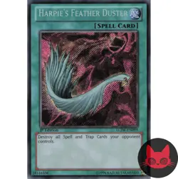 Yugioh Harpie's Feather Duster LCJW-EN099 Secret Rare 1st Edition NM - Image 1