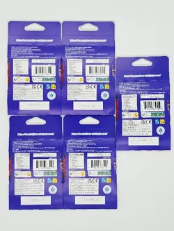 One Piece Card Game The Azure Sea's Seven Sleeved Booster Packs OP14-EB Lot of 5 - Image 2