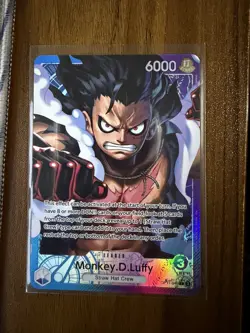 Monkey.D.Luffy (Alt Art) OP11-040 English A Fist Divine Speed - One Piece - NM - Image 1
