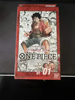 2022 One Piece Starter Deck 1: Straw Hat Crew (ST-01) Official Sealed English - Image 1