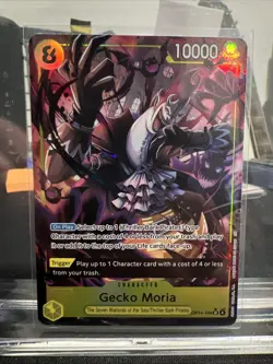 Gecko Moria Alt Art OP14-104 The Azure Sea's Seven One Piece TCG English - Image 1