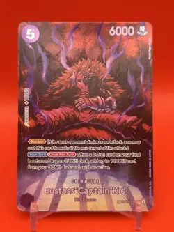 Eustas ”Captain” Kid OP05-074 SP One Piece Card TCG English - Image 1