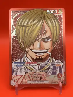 Sanji Alt Art leader PRB01-001 One Piece TCG English - Image 1