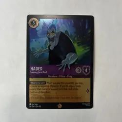 Disney Lorcana TCG - Whispers in the Well Hades Looking For A Deal - 56/204 - Image 1