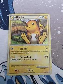 TCG Pokemon Raichu - (Cracked Ice Holo) 010/123 Deck Exclusives Holo - Image 1