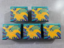 Lot of 5 Pokemon Mega Evolution Ascended Heroes Elite Trainer Box ETB SEALED - Image 1