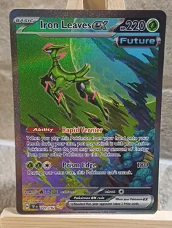 Pokemon Iron Leaves ex 203/162 Sv05: Temporal Forces Holo - Image 1