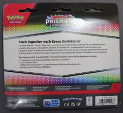 PRISMATIC EVOLUTIONS TECH STICKER COLLECTION SYLVEON POKEMON TCG BLISTER PACK - Image 2