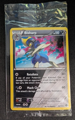 Bisharp 64/114 + Zoroark 91/162 Holo Sealed Promo Pokemon - Image 1