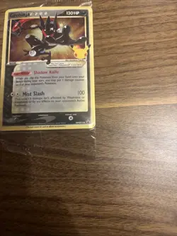 Pokemon TCG Greninja Gold Star SWSH144 - Celebrations Black Star Promo - Sealed - Image 5
