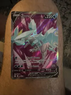 Pokemon TCG Kyurem V 174/196 Lost Origin Full Art Ultra Rare Holo Near Mint - Image 1