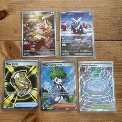 Pokemon Mega Evolutions EX Bundle x5 Mystery Garden 172/132 171/132 176/132 152 - Image 1