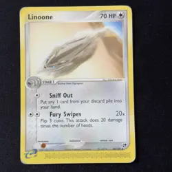 Linoone 44/100 Non-Holo Ex Sandstorm Pokemon TCG 2003 English - Image 1