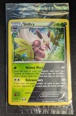Shiftry 11/114 & Vivillon 15/162 Holo Sealed Promo Pokemon - Image 1