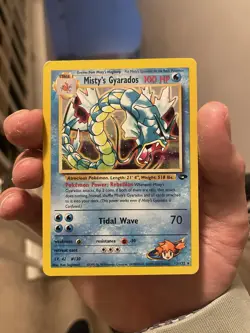 Pokemon TCG Misty's Gyarados Holo Rare Gym Challenge 13/132 Unlimited Edition - Image 1