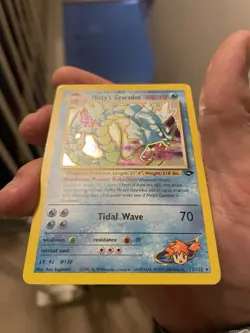 Pokemon TCG Misty's Gyarados Holo Rare Gym Challenge 13/132 Unlimited Edition - Image 2