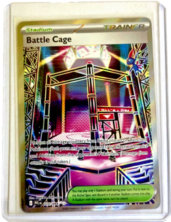 Pokemon TCG Battle Cage 116/094 Phantasmal Flames Full Art Trainer Stadium MINT - Image 1