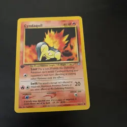 1x Cyndaquil 56/111 - 1st Edition - Pokemon - Neo Genesis - Image 1
