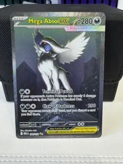 Pokemon TCG Mega Evolution Mega Absol EX SIR 180/132 NM - Image 1